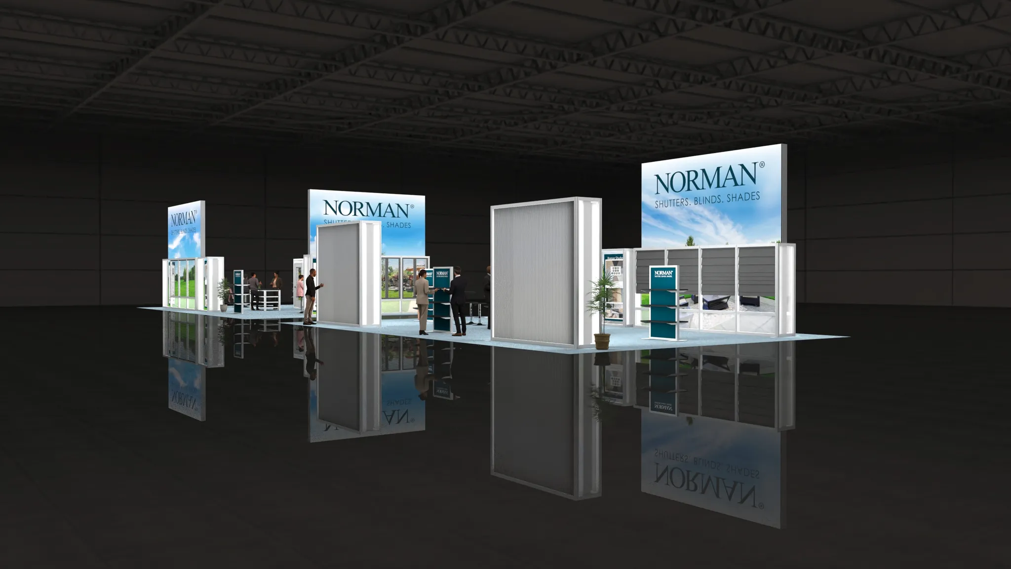 30x50 Île booth design by DisplayCraft